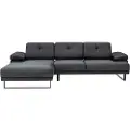 Atelier Del Sofa Hanah HomeHjørnesofa Mustang LeftGråSofaerFra Homeroom