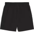 Puma WARDROBE Essentials Relaxed Cargo Shorts 6"Men, Clothing, Black, M