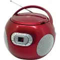 Soundmaster SCD2120, 1,33 kg, Rød, Bærbar CD-spiller