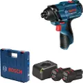 Bosch IMPACT DRIVER 12V 100Nm 2x1,5Ah LI-ION CASE GDR 120-LI