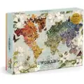 Galison Wendy Gold Winged Metamorphosis 1000 Piece Foil Puzzle