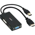 Lindy Hdmi Til Dp/dvi/vga-omformer