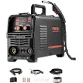 Vevor MIG-sveisemaskin, 130 Amp synergisk MIG-sveisemaskin, 3-i-1 MIG/Stick/Lift TIG flerprosesssveisemaskin med flusskjerne, bærbar MIG-sveisemaskin med IGBT-inverterteknologi og digital skjerm