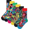Happy socks Marvel Avengers Gift Set Crewsokker 6 Par