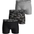 Björn Borg Boxerkalsong 3-pack, Svart/Melange/Print L