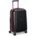 Delsey F1 Securitime Zip Utvidbar 56 cm koffert, svart