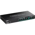 Trendnet TPE TG327 - Switch - ikke-styrt - 5 x 10/100/1000 (PoE+) + 2 x 10/100/1000/2.5G (PoE+) - veggmonterbar - PoE+ (70 W) - TAA-samsvar