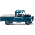 Wiking 010702 H0 Personbil model Land Rover Pickup, azurblå