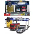 Dickie Toys SOS Redningsstasjon 34 cm med 2 DICKIE TOYS kjøretøy