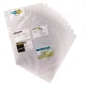 Durable VISIFIX - Visittkortside - for 54 x 90 mm - kapasitet: 20 kort - gjennomsiktig (en pakke 10) - for P/N: 2384-11, 2388-07, 2388-21, 2388-58, 2409-01