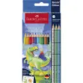 Faber-Castell Colour GRIP Special Edition - Fargeblyant - t-rex - assorterte skinnende farger (en pakke 13)
