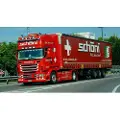 Italeri CURTAINSIDE TRAILER Schoeni.ch, Truck/trailer, Monteringssett, 1:24, Schoeni.ch, Alle kjønn, Plast