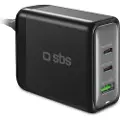 SBS TECHGSTUSB2C100W, Innendørs, AC, Sort