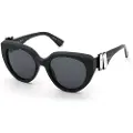 Nina Ricci Snr404v Butterfly Solbriller For Kvinner