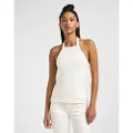 Lee Open Back Halter Ermeløs T-skjorte