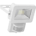 Goobay GB 53878 - LED flomlys med sensor 10 W hvit IP44, Hvid