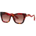 Roberto Cavalli Src129m Square Solbriller For Kvinner