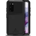 Love Mei Powerful Samsung Galaxy S20 Hybrid-deksel - Svart