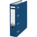 Leitz - Hevarmbuefil - bokryggbredde: 75 mm - for A5 (148 x 210 mm) - kapasitet: 1000 ark - landskap - blå