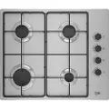 Beko Hibg64120sx Gasskomfyr 60 Cm 4 Brennere