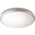 Signify myLiving Twirly - Vegg/taklampe - LED - 12 W (ekvivalent 72 W) - varmt hvitt lys - 2700 K - grå