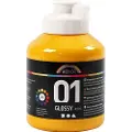 CCPAS Akrylmaling a-farge 01 - blank, gul, 500 ml