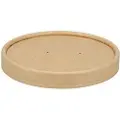Weita Paplåg Verive Ø96 mm til soup-to-go bæger pap/PLA Brun,25 stk/ps - (25 stk.)