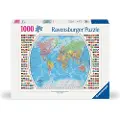 Ravensburger Puslespill Politisk Verdenskart (12000664) 1000 Stykker