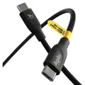 Aqiila Cablebird CB12 kabel USB C til C 240W flettet 2m sort