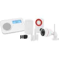 Olympia ProHome 8791 - Hjemmesikkerhetssystem - trådløs - Mobiltelefon - Wi-Fi - 2.4 Ghz, 868.5 MHz - hvit