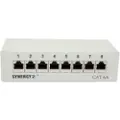 Synergy 21 Patch Panel 8xTP CAT6A 500Mhz Aufputz Lichtgrau LSA Synergy 21