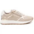Xti for woman. 14353802-BEIGE Trainers 143538 beige (35), Flat, Zip, Casual