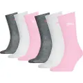 Puma Classic Crew Socks Junior (6-Pack), Shop, Rose Water, 27-30