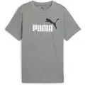 Puma Essentials Colour No.1 Logo Tee Youth, Clothing, Medium Gray Heather, 9-10Y
