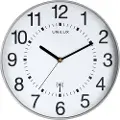 Unilux Wave, Vegg, Quartz clock, Rund, Grå, Akrylonitril-butadien-styren (ABS), Glass
