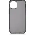Itskins Spectrum Clear - Baksidedeksel for mobiltelefon - termoplast-polyuretan (TPU) - røyk - for Apple iPhone 12, 12 Pro