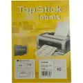 Topstick Etiketter TopStick 52,5x29,7 mm hvid - (100 ark x 40 stk.)