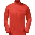 Jack Wolfskin Taunus Fleecejakke Med Halv Glidelås