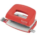 Leitz NeXXt Recycle - Hullstanser - mini - 10 ark / 1 mm - plast, metall - rød