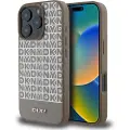 DKNY iPhone 16 Pro Max Repeat Pattern Bottom Stripe Deksel - MagSafe-kompatibel - Brun