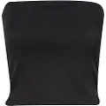 Urban Classics Glitter Bandeau Ermeløs T-skjorte