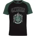 Heroes Inc Harry Potter Slytherin Kortarmet T-skjorte