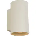 QAZQA Moderne vegglampe beige GU10 50 mm rund 2-lys - Sandy