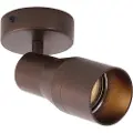 QAZQA Moderne takspot mørk bronse GU10 50 mm rund - Stanley
