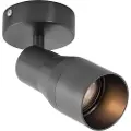 QAZQA Moderne takspot gunmetal GU10 50 mm rund - Stanley