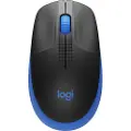 Logitech M190 - Mus - optisk - 3 knapper - trådløs - USB trådløs mottaker - blå