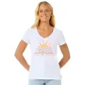 Rip Curl Cala Kort Ermet V-hals T-skjorte