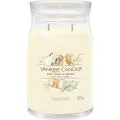 Yankee candle Signature, Cylinder, Gult, Rav, Cashmere tre, Jasmine, 90 timer, 1 stykker