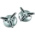 Kuryakyn Kur1243 Knock-off Center Cap Motorsykkel Tilbehør