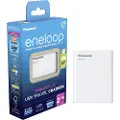 Panasonic Eneloop BQ-CC87 SmartPlus USB batterilader med 4x AA oppladbare batterier 2000mAh